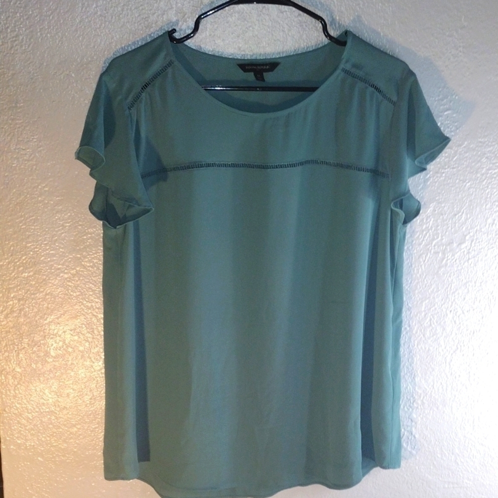Green Banana Republic Dress Shirt M
